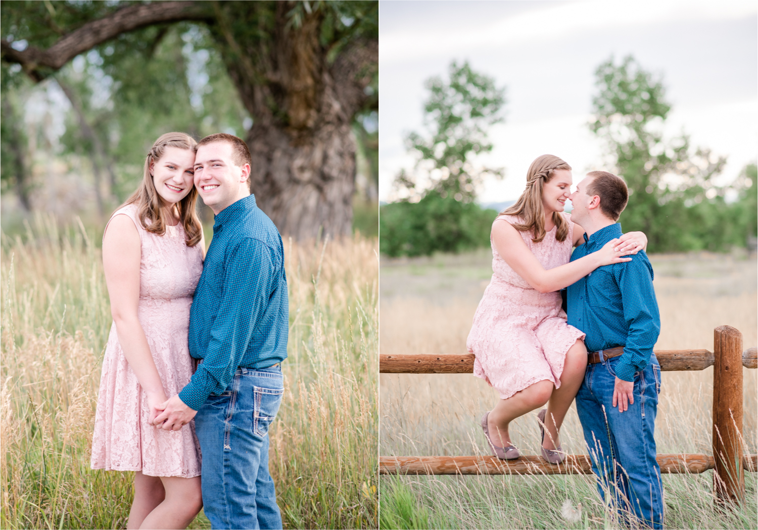 Summer Engagement Session at Sandstone Ranch in Longmont Colorado near Boulder | Britni Girard Photography | Country Engagement