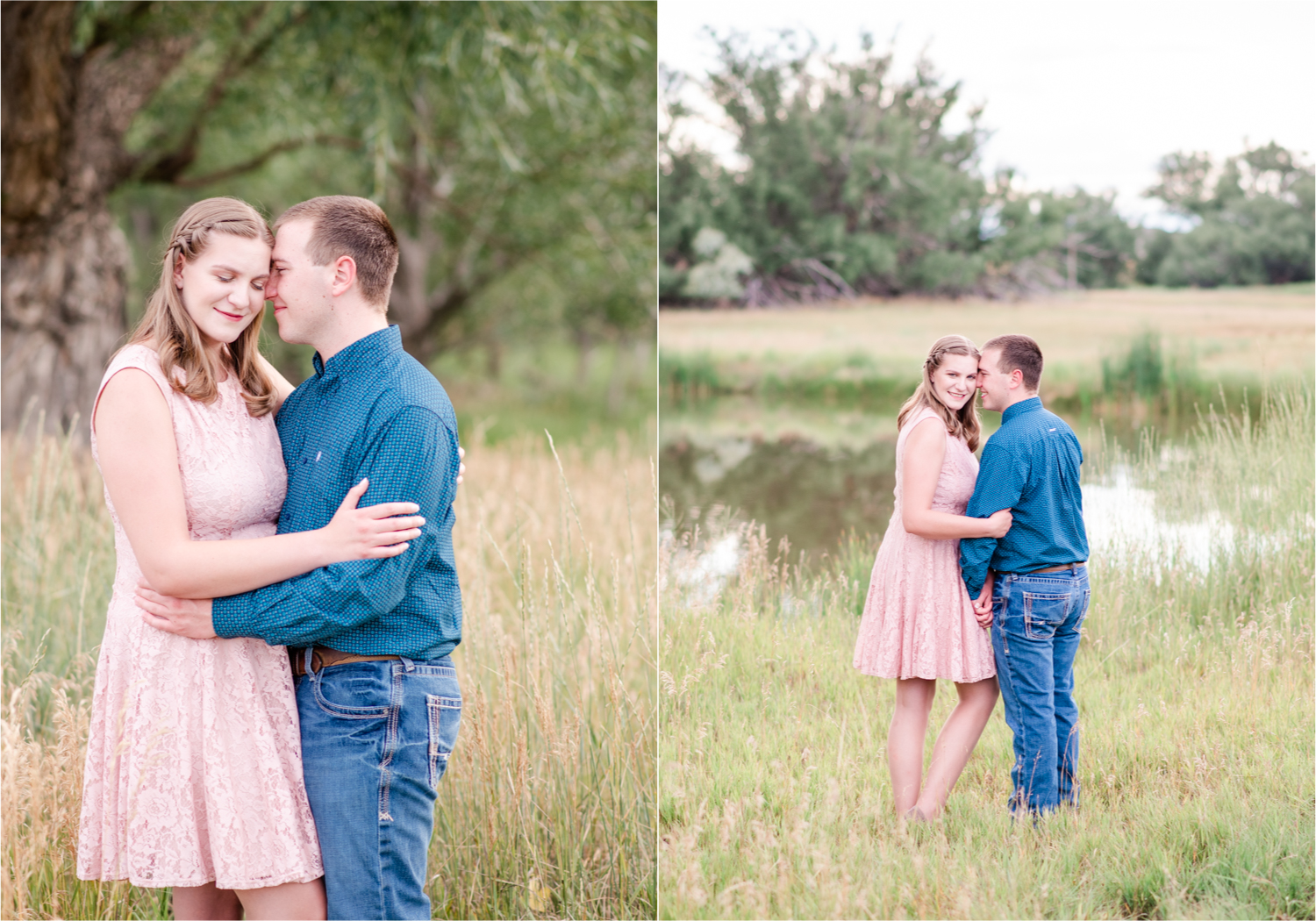 Summer Engagement Session at Sandstone Ranch in Longmont Colorado near Boulder | Britni Girard Photography | Country Engagement