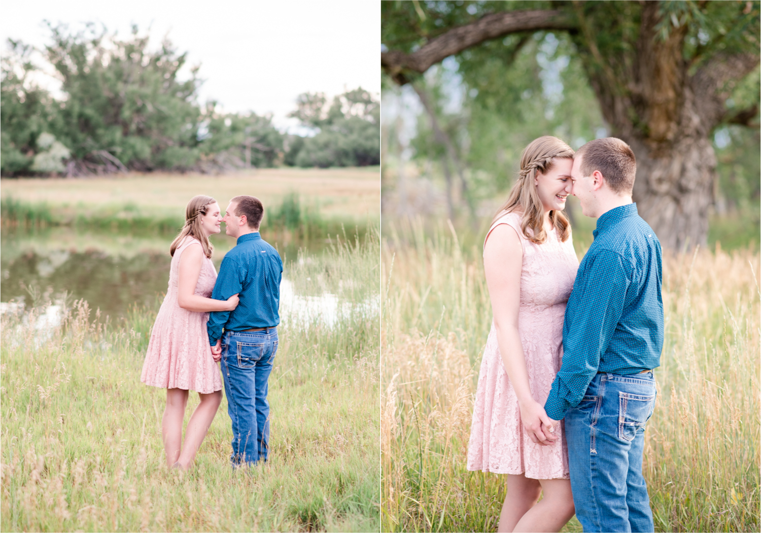 Summer Engagement Session at Sandstone Ranch in Longmont Colorado near Boulder | Britni Girard Photography | Country Engagement