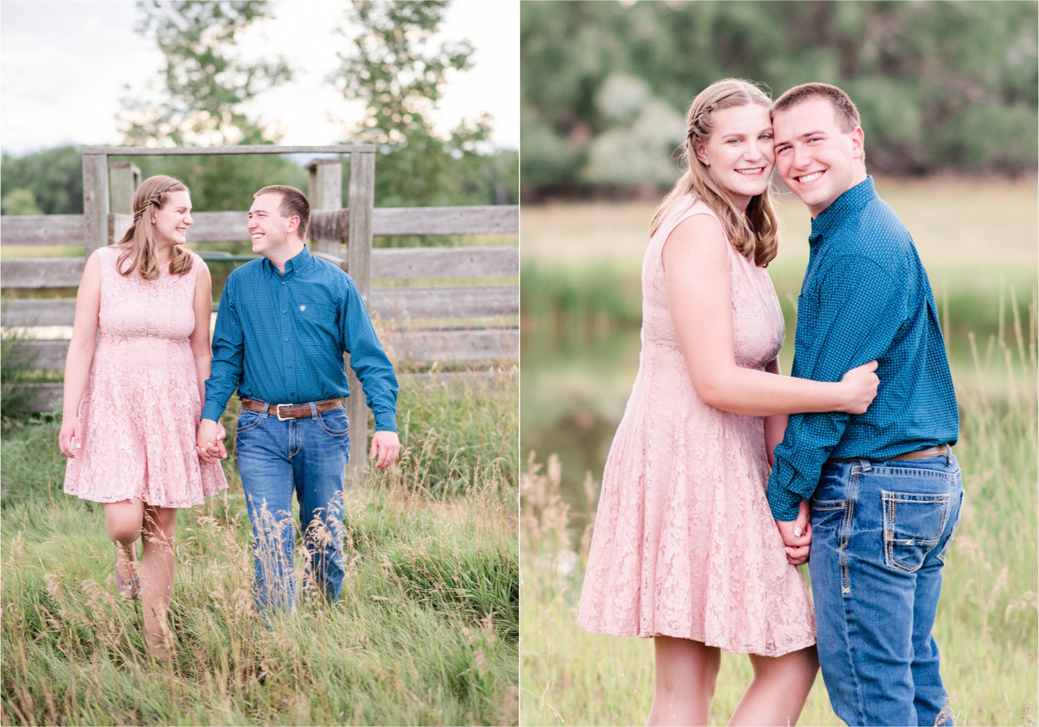 Summer Engagement Session at Sandstone Ranch in Longmont Colorado near Boulder | Britni Girard Photography | Country Engagement
