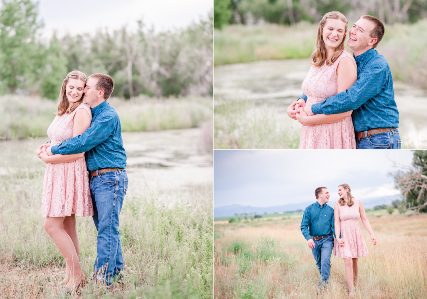 Summer Engagement Session at Sandstone Ranch in Longmont Colorado near Boulder | Britni Girard Photography | Country Engagement