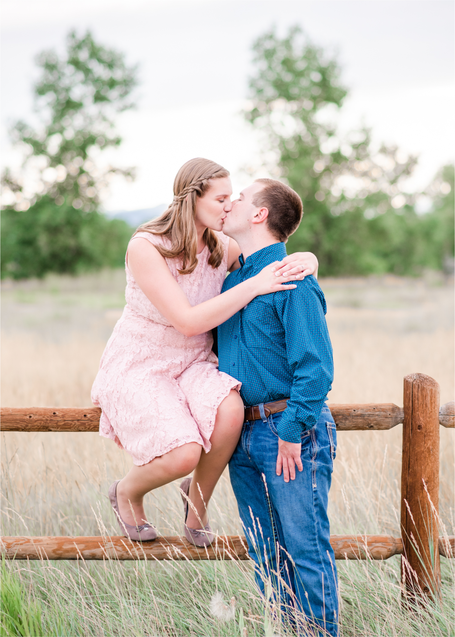 Summer Engagement Session at Sandstone Ranch in Longmont Colorado near Boulder | Britni Girard Photography | Country Engagement