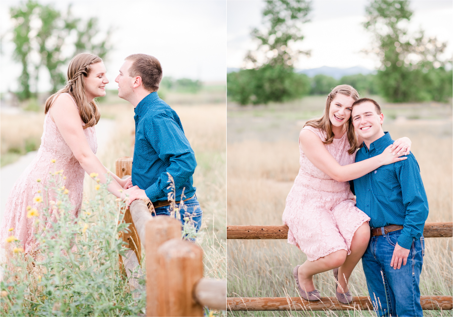 Summer Engagement Session at Sandstone Ranch in Longmont Colorado near Boulder | Britni Girard Photography | Country Engagement