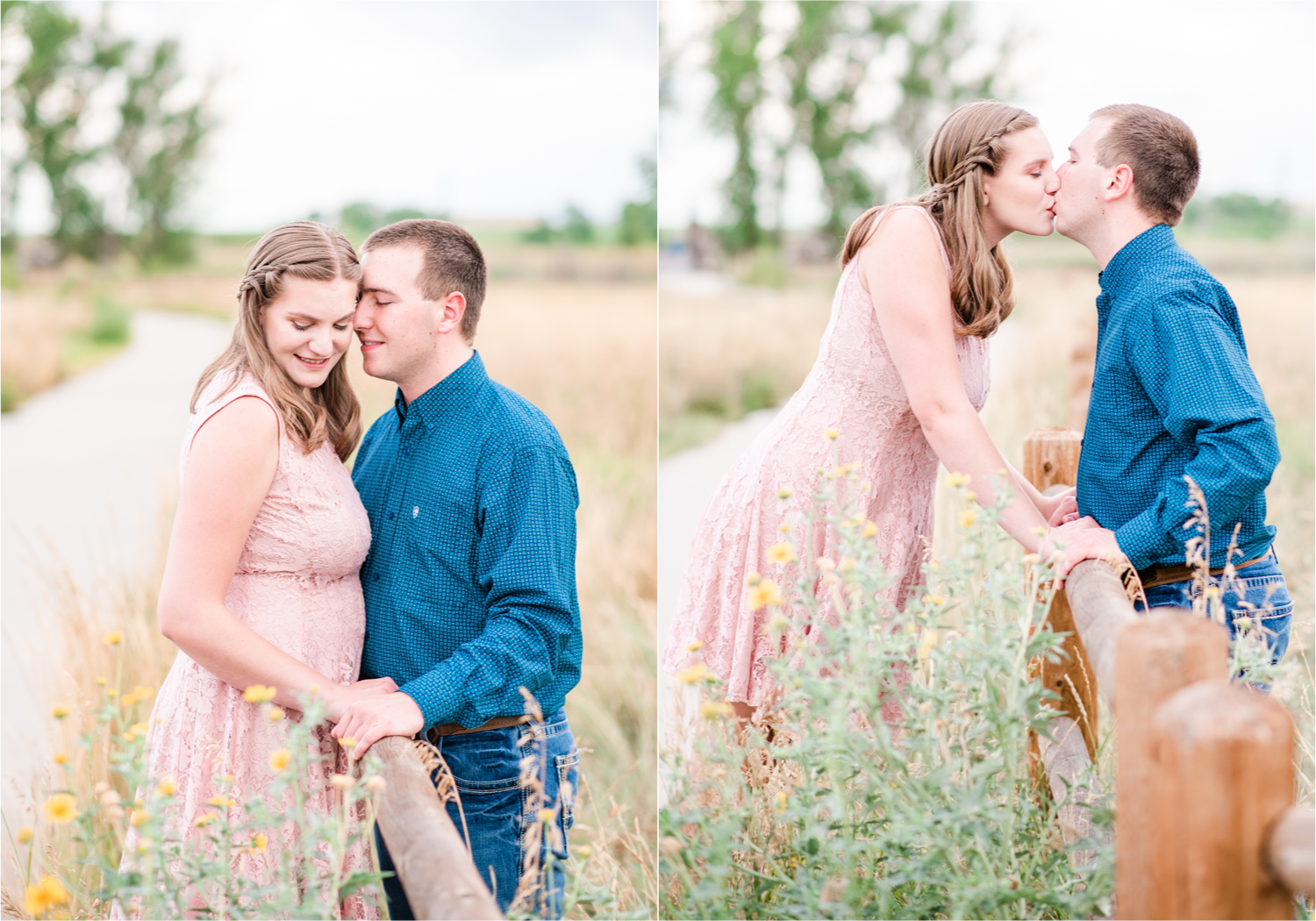 Summer Engagement Session at Sandstone Ranch in Longmont Colorado near Boulder | Britni Girard Photography | Country Engagement