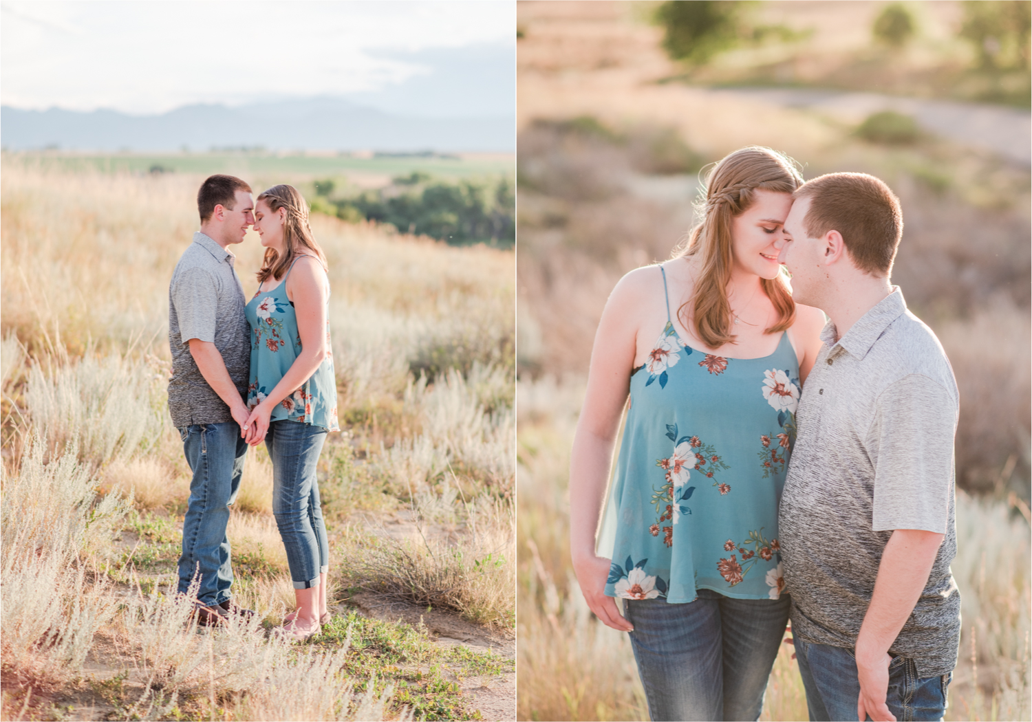 Summer Engagement Session at Sandstone Ranch in Longmont Colorado near Boulder | Britni Girard Photography | Country Engagement