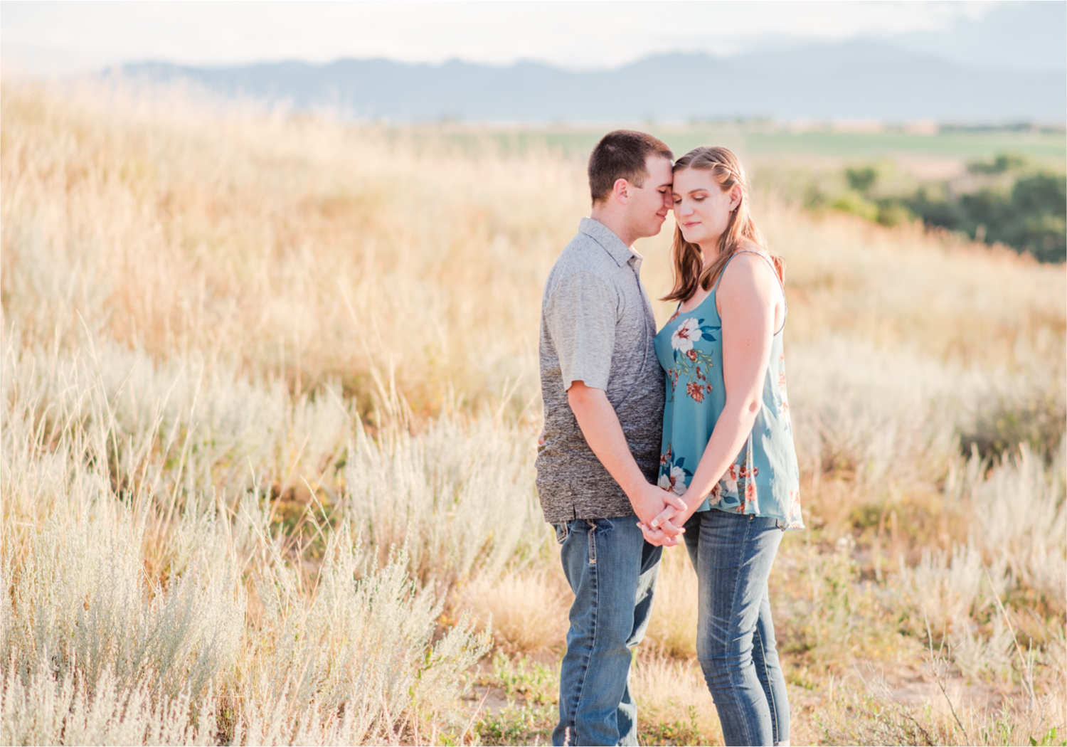 Summer Engagement Session at Sandstone Ranch in Longmont Colorado near Boulder | Britni Girard Photography | Country Engagement