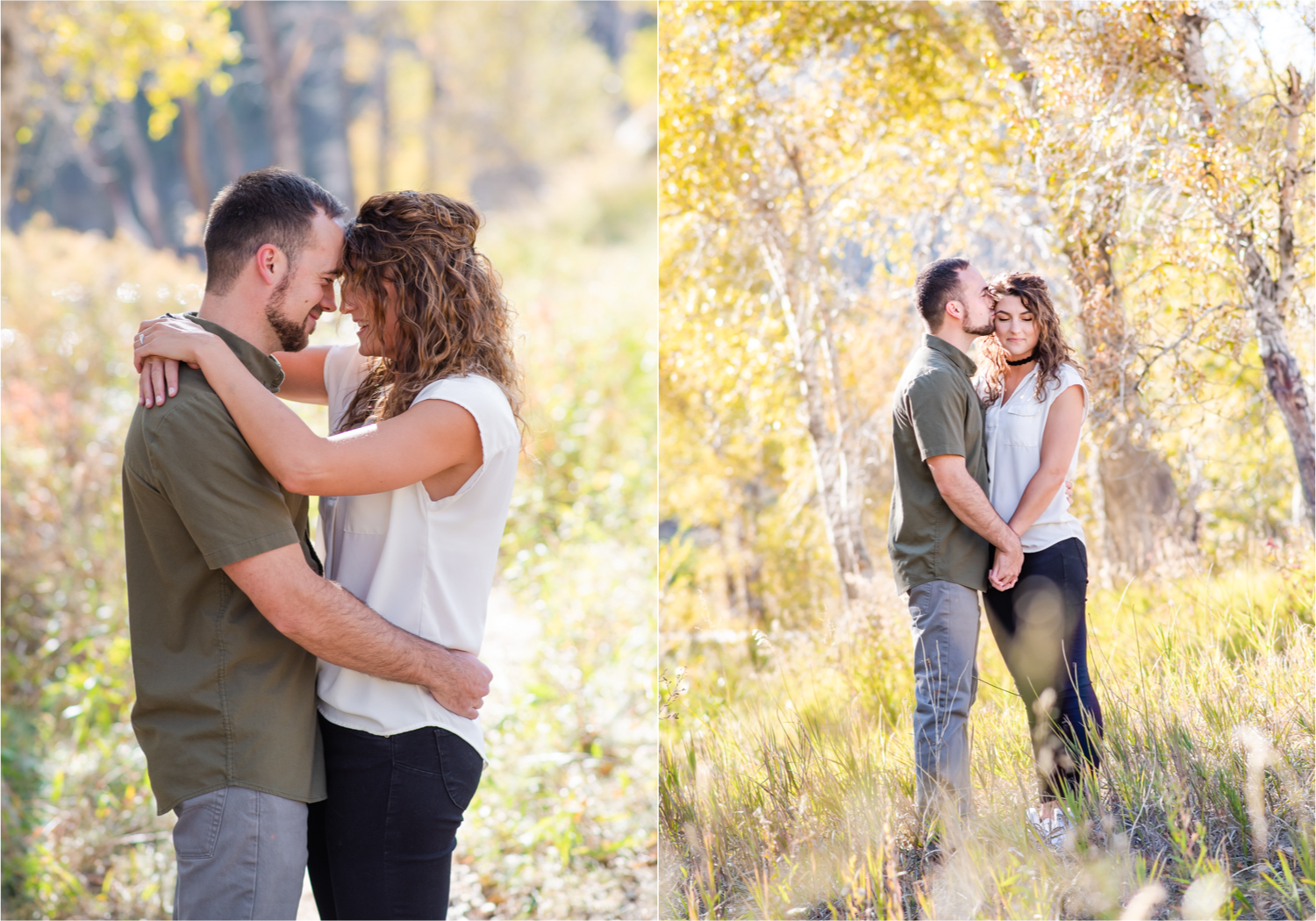 Fort Collins engagement session in the poudre canyon and Horsetooth reservoir | Fall Colorado Engagement | Britni Girard Photography | Colorado wedding photographer