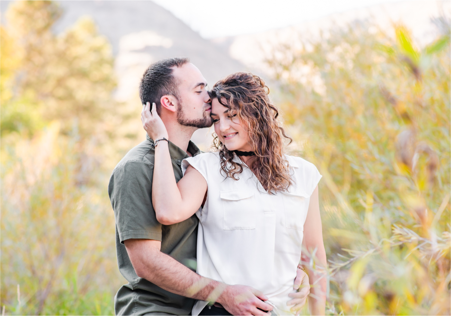 Fort Collins engagement session in the poudre canyon and Horsetooth reservoir | Fall Colorado Engagement | Britni Girard Photography | Colorado wedding photographer