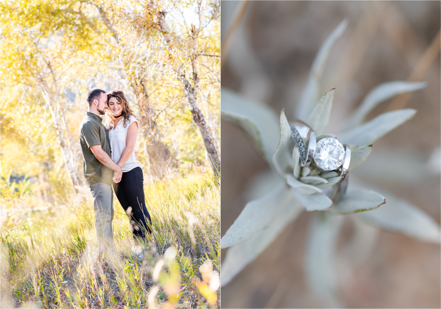 Fort Collins engagement session in the poudre canyon and Horsetooth reservoir | Fall Colorado Engagement | Britni Girard Photography | Colorado wedding photographer