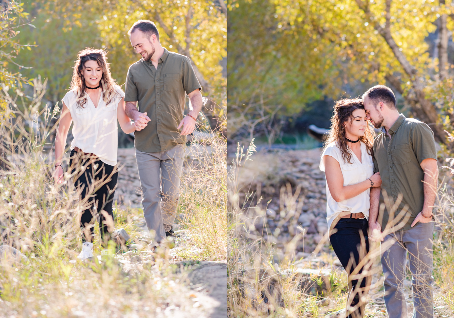 Fort Collins engagement session in the poudre canyon and Horsetooth reservoir | Fall Colorado Engagement | Britni Girard Photography | Colorado wedding photographer
