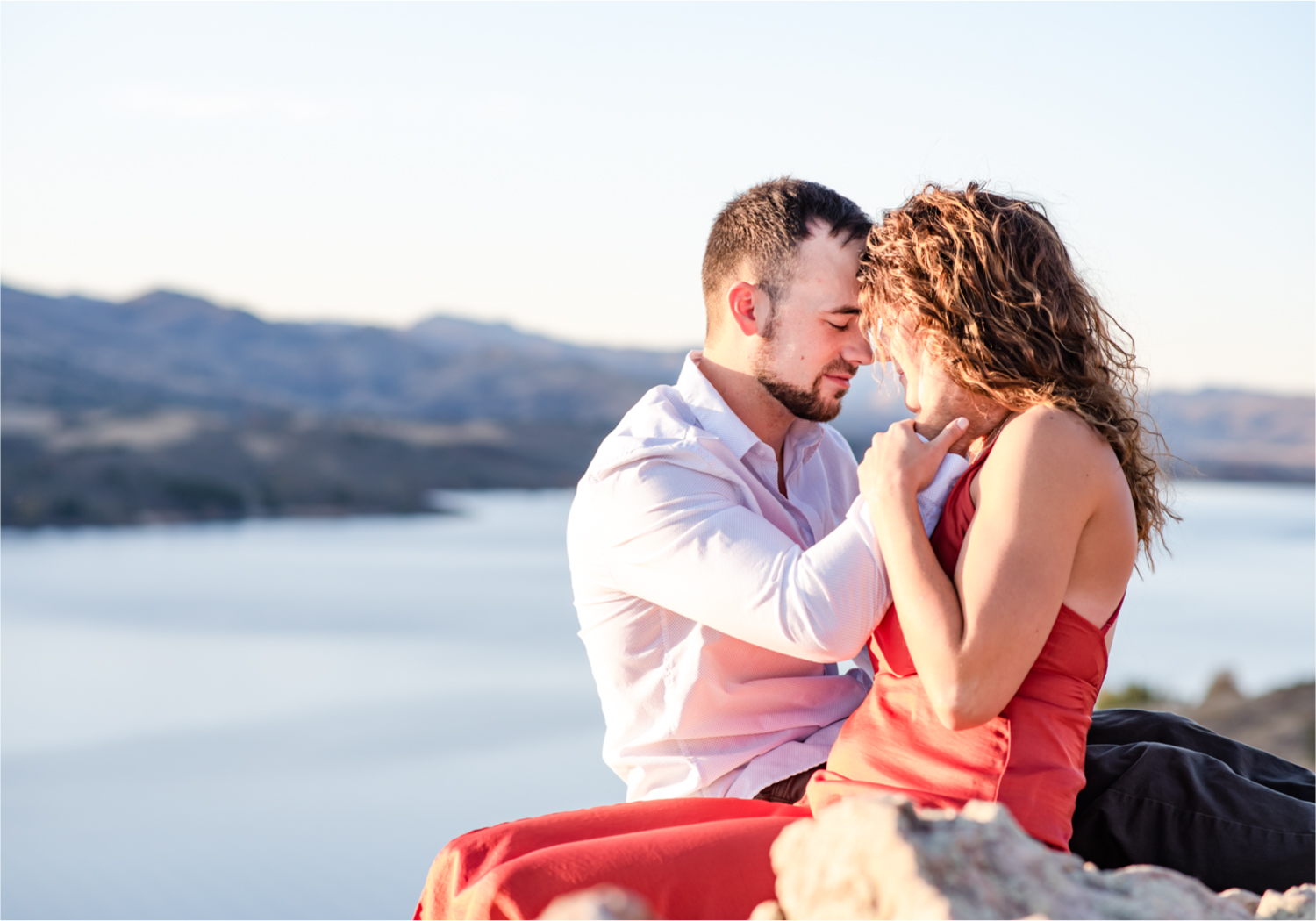 Fort Collins engagement session in the poudre canyon and Horsetooth reservoir | Fall Colorado Engagement | Britni Girard Photography | Colorado wedding photographer
