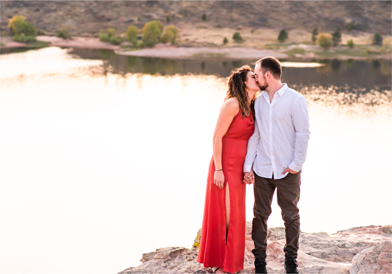 Fort Collins engagement session in the poudre canyon and Horsetooth reservoir | Fall Colorado Engagement | Britni Girard Photography | Colorado wedding photographer