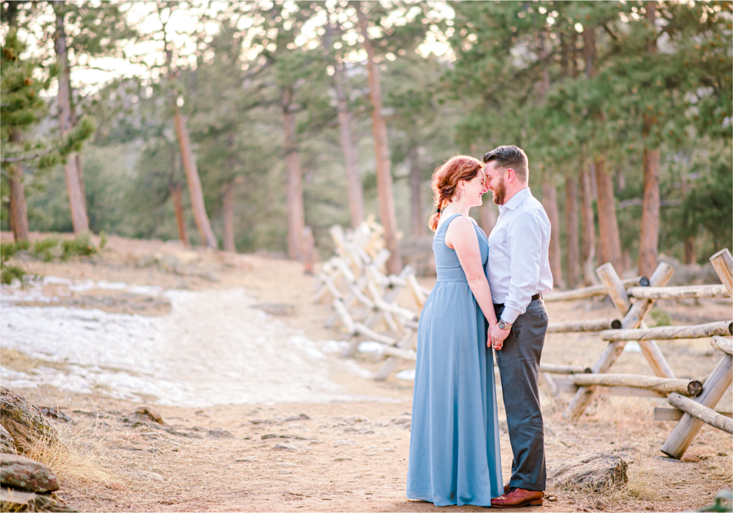 Winter Engagement on Lookout Mountain in Golden Colorado | Britni Girard Photography - Colorado Wedding Photography Team
