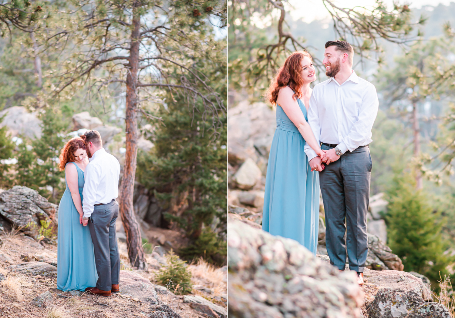 Winter Engagement on Lookout Mountain in Golden Colorado | Britni Girard Photography - Colorado Wedding Photography Team