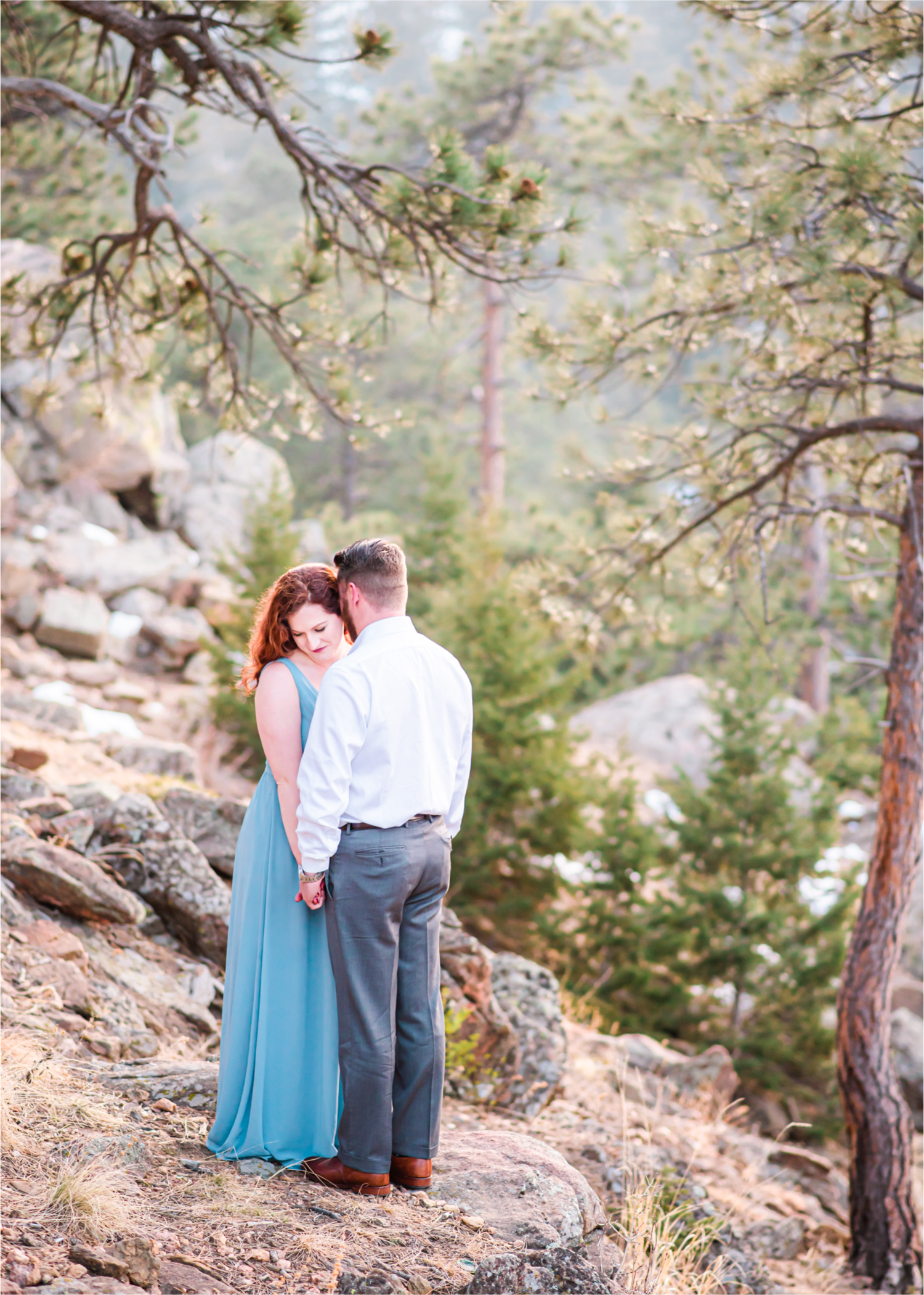 Winter Engagement on Lookout Mountain in Golden Colorado | Britni Girard Photography - Colorado Wedding Photography Team