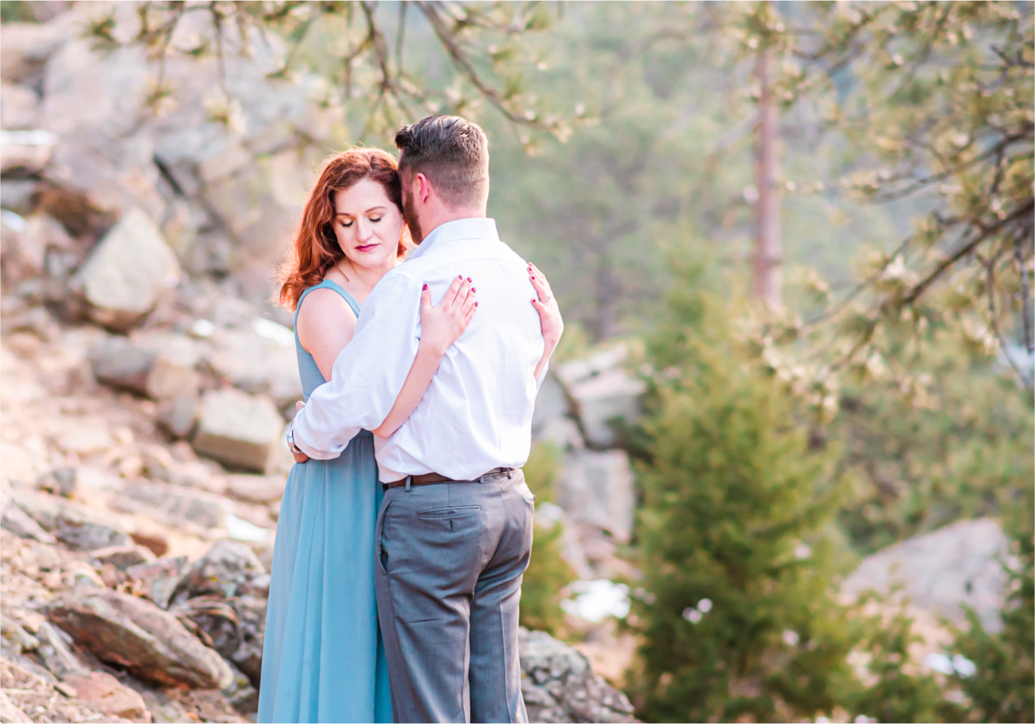 Winter Engagement on Lookout Mountain in Golden Colorado | Britni Girard Photography - Colorado Wedding Photography Team