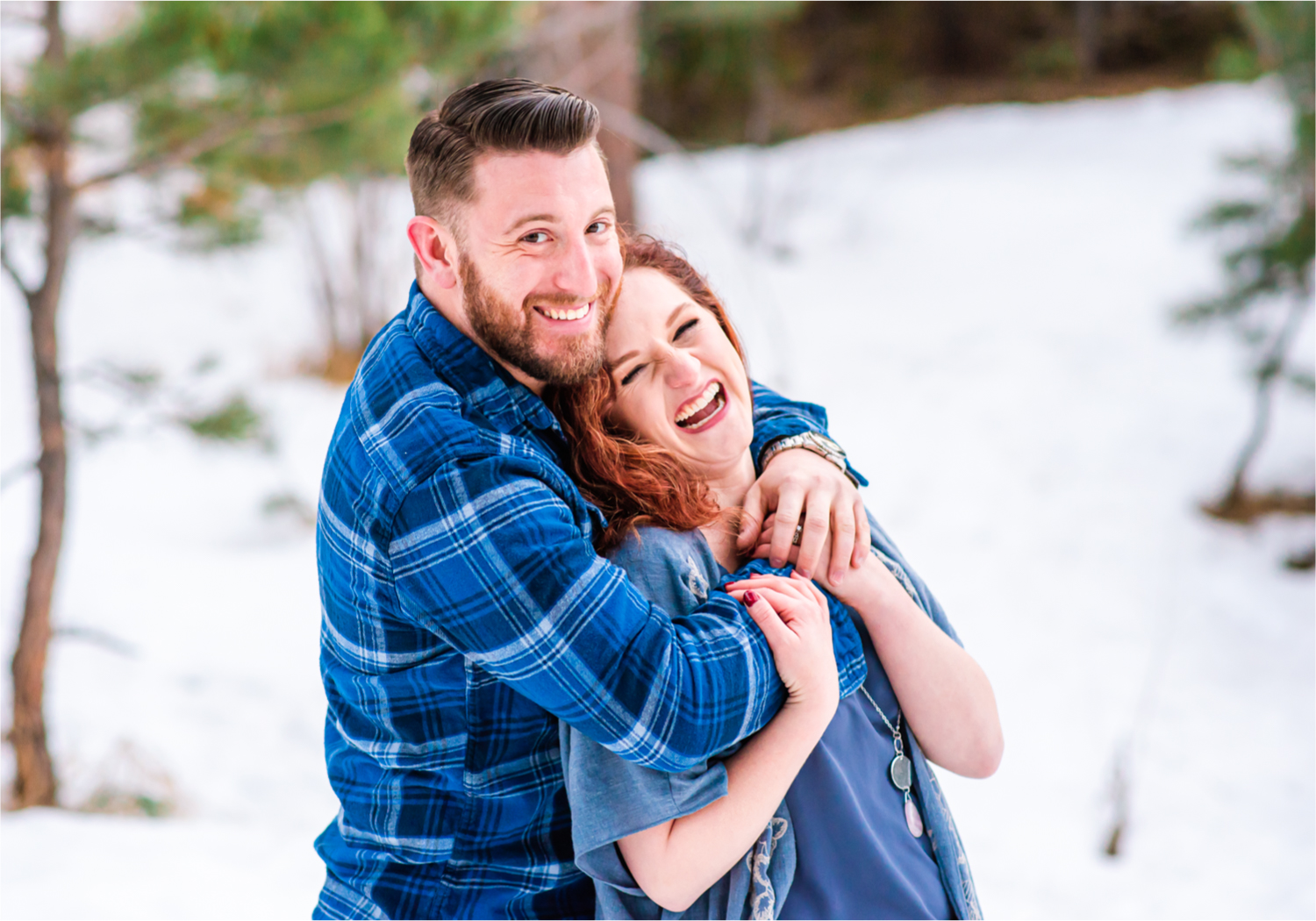 Winter Engagement on Lookout Mountain in Golden Colorado | Britni Girard Photography - Colorado Wedding Photography Team