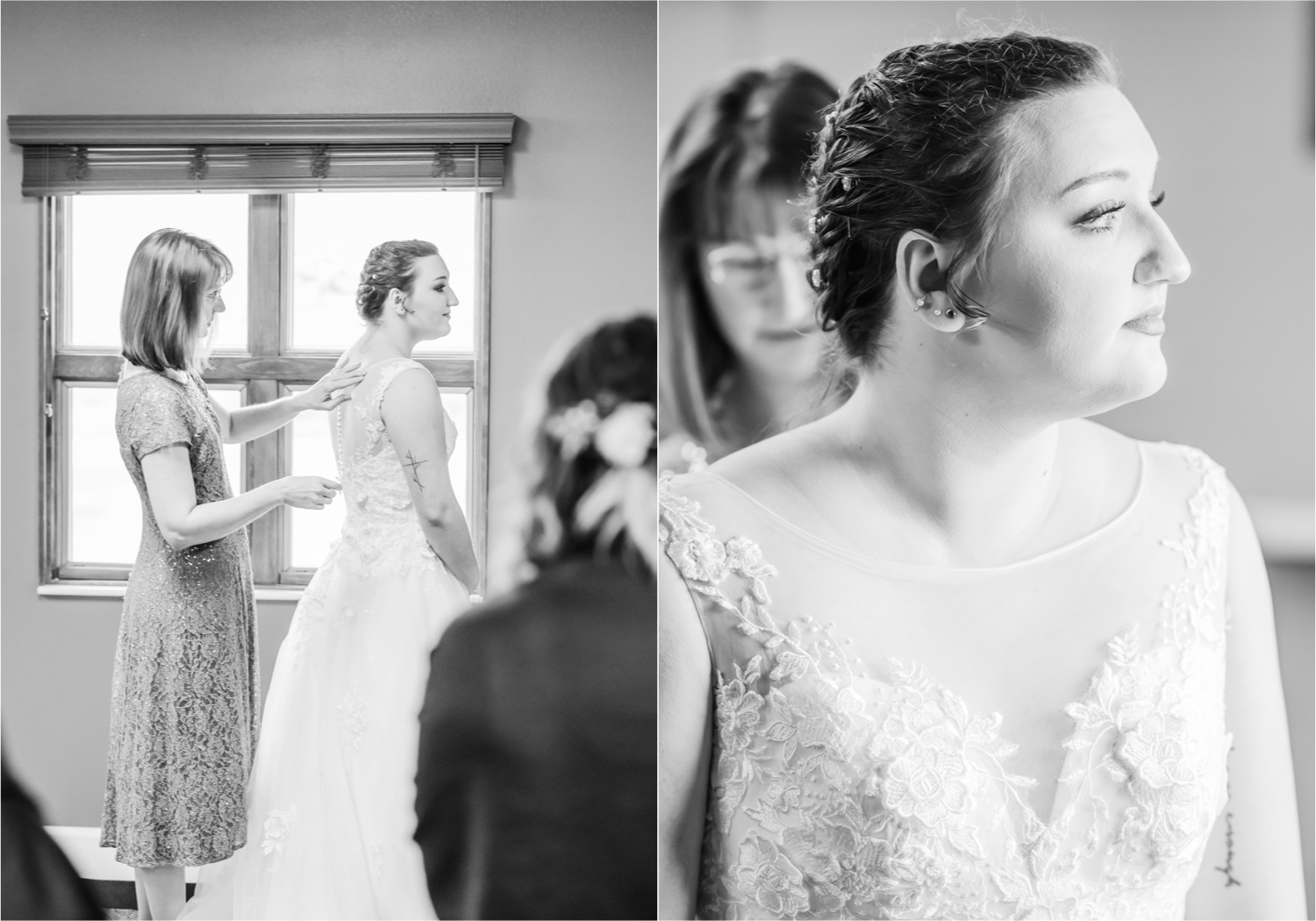 Winter Wedding in Fort Collins with a First Look at Spring Canyon and a romantic church ceremony | Britni Girard Photography | Colorado Wedding Photographer