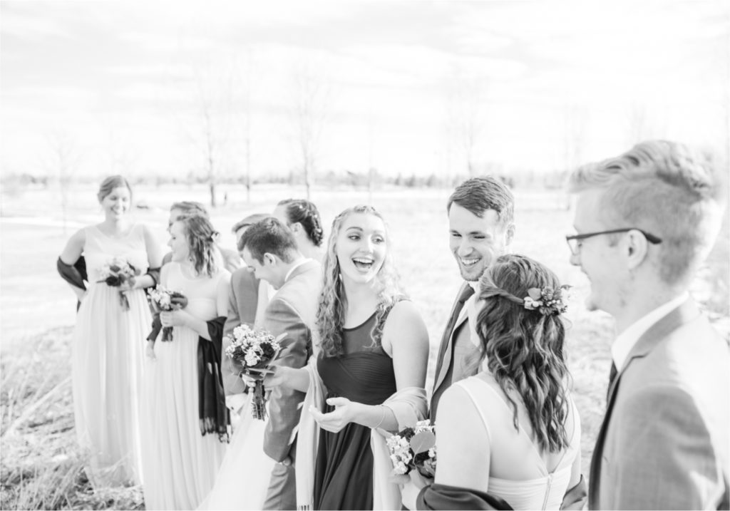 Winter Wedding in Fort Collins with a First Look at Spring Canyon and a romantic church ceremony | Britni Girard Photography | Colorado Wedding Photographer