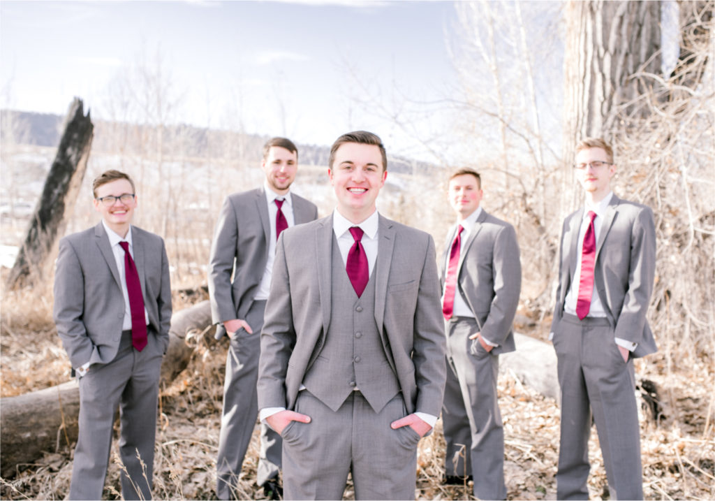 Winter Wedding in Fort Collins with a First Look at Spring Canyon and a romantic church ceremony | Britni Girard Photography | Colorado Wedding Photographer