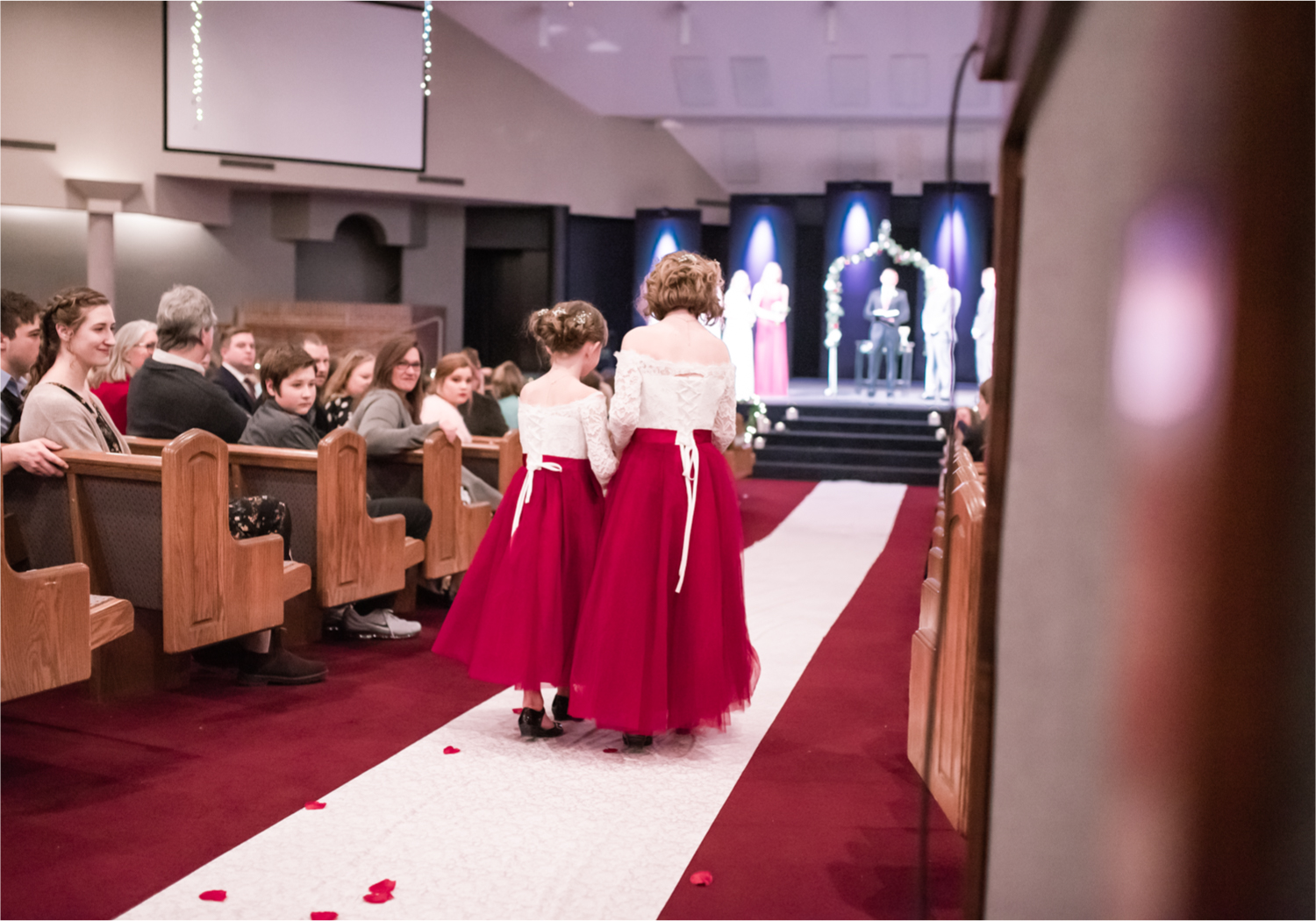 Winter Wedding in Fort Collins with a First Look at Spring Canyon and a romantic church ceremony | Britni Girard Photography | Colorado Wedding Photographer