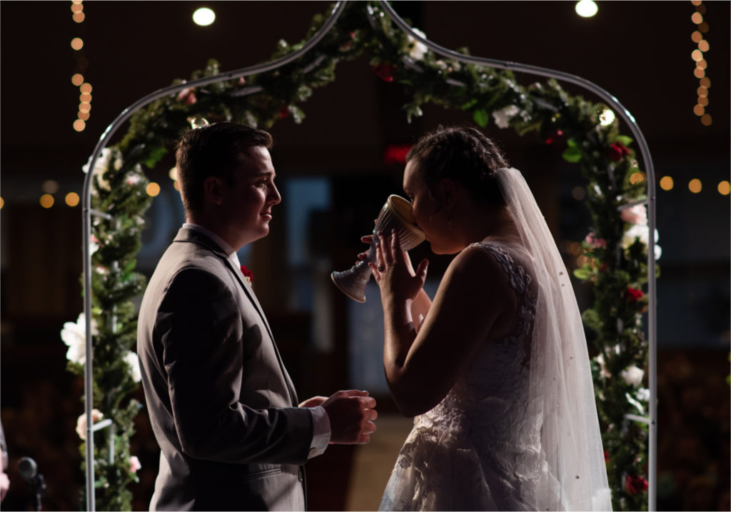 Winter Wedding in Fort Collins with a First Look at Spring Canyon and a romantic church ceremony | Britni Girard Photography | Colorado Wedding Photographer