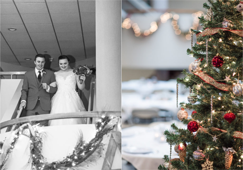 Winter Wedding in Fort Collins with a First Look at Spring Canyon and a romantic church ceremony | Britni Girard Photography | Colorado Wedding Photographer