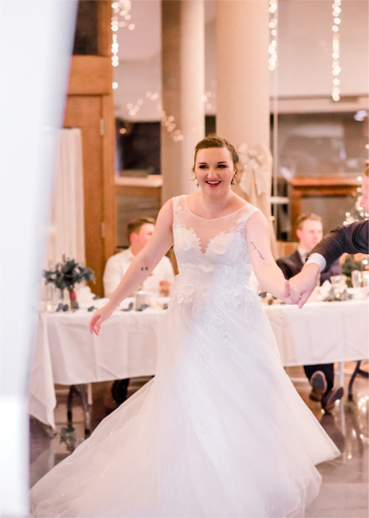 Winter Wedding in Fort Collins with a First Look at Spring Canyon and a romantic church ceremony | Britni Girard Photography | Colorado Wedding Photographer