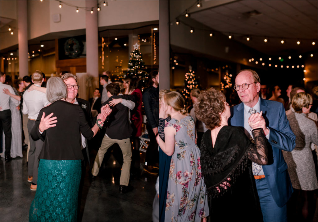 Winter Wedding in Fort Collins with a First Look at Spring Canyon and a romantic church ceremony | Britni Girard Photography | Colorado Wedding Photographer