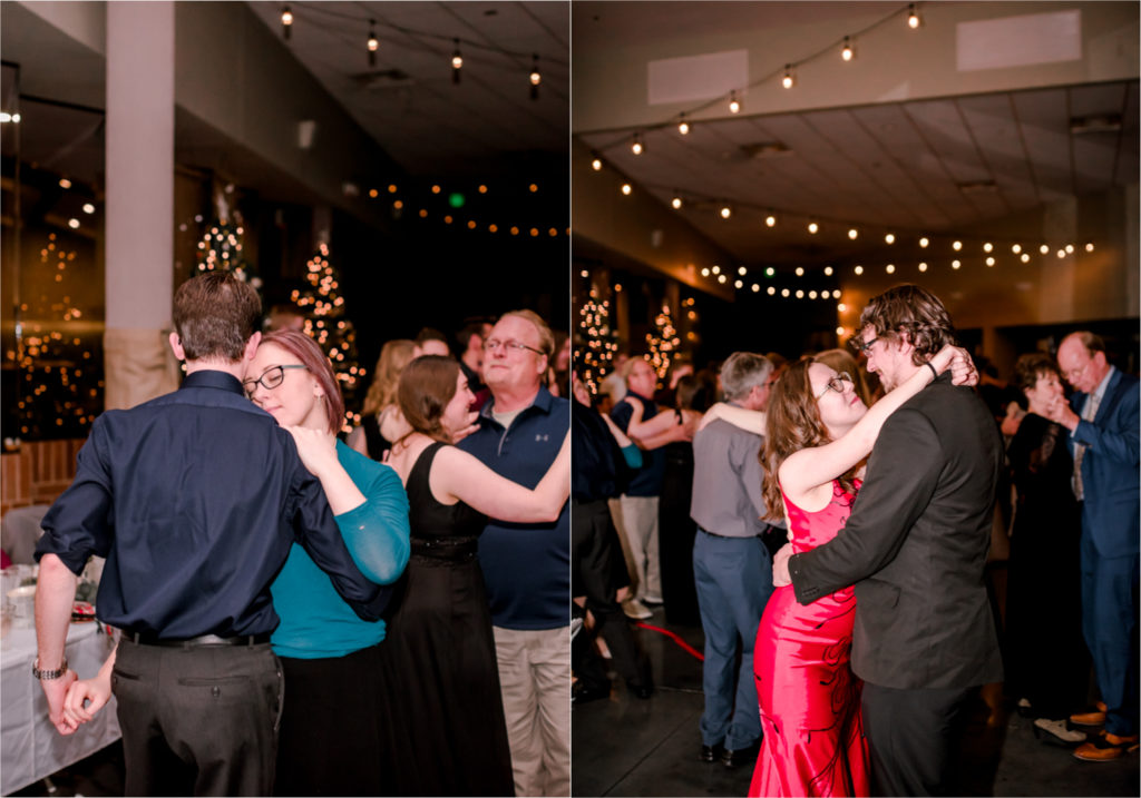 Winter Wedding in Fort Collins with a First Look at Spring Canyon and a romantic church ceremony | Britni Girard Photography | Colorado Wedding Photographer