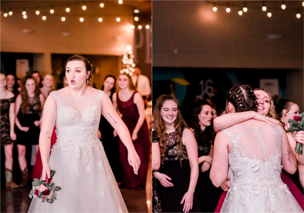 Winter Wedding in Fort Collins with a First Look at Spring Canyon and a romantic church ceremony | Britni Girard Photography | Colorado Wedding Photographer