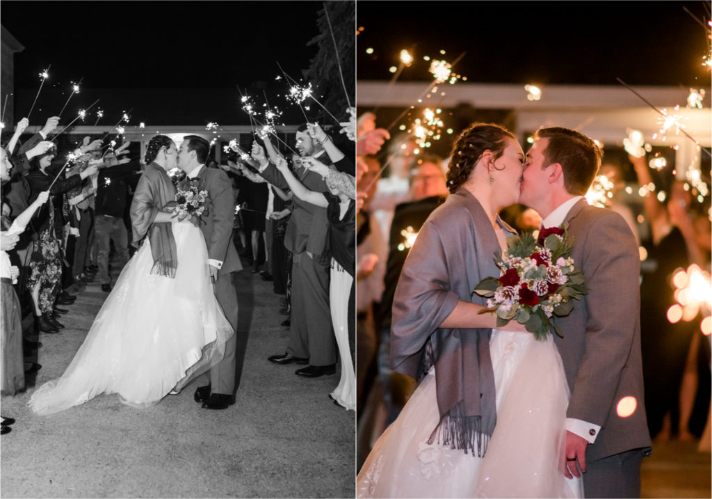 Winter Wedding in Fort Collins with a First Look at Spring Canyon and a romantic church ceremony | Britni Girard Photography | Colorado Wedding Photographer