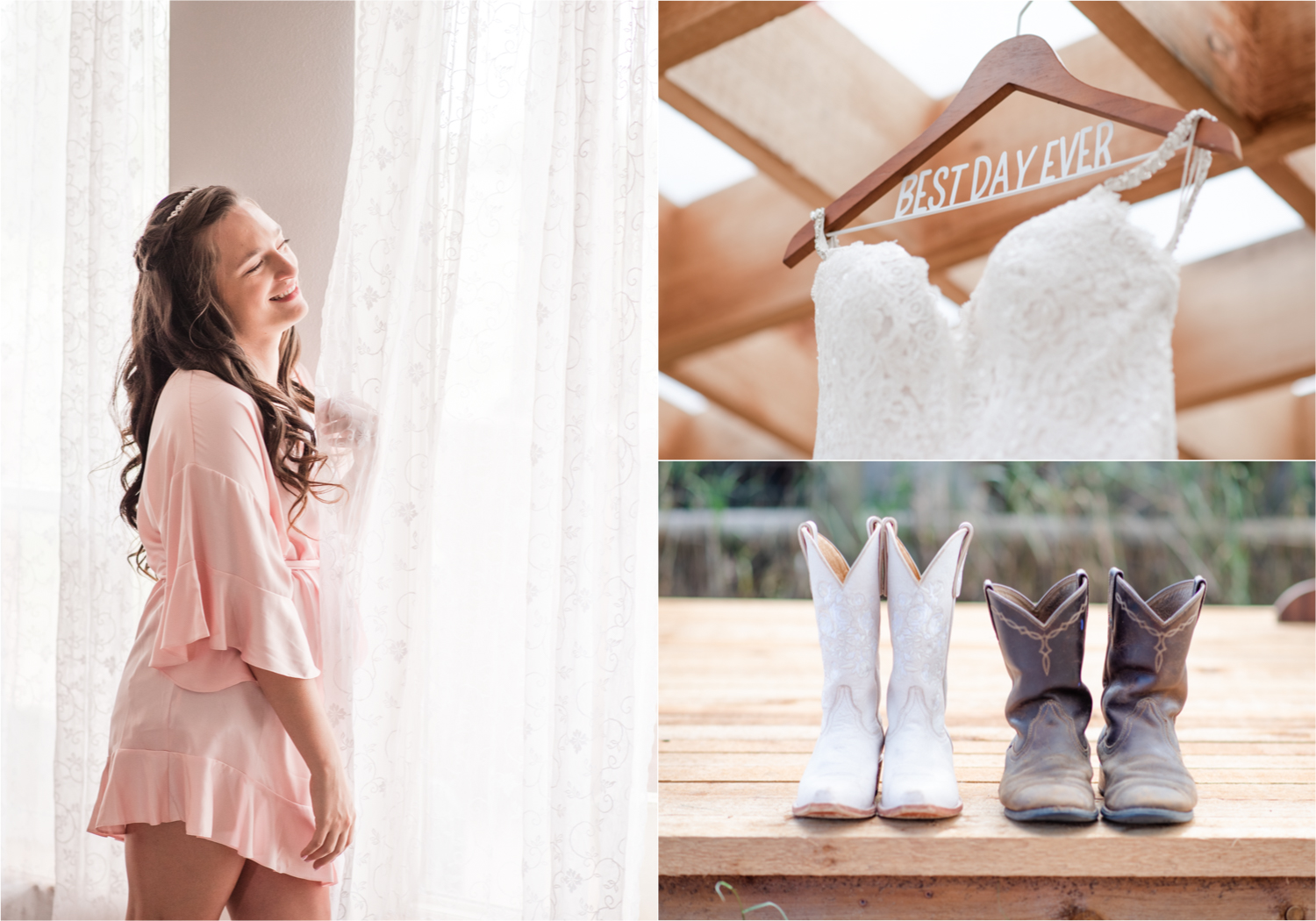 Rustic Country Glam Wedding during Summer in Northern Colorado with first look and a romantic country dance | Britni Girard Photography - Greeley, Colorado