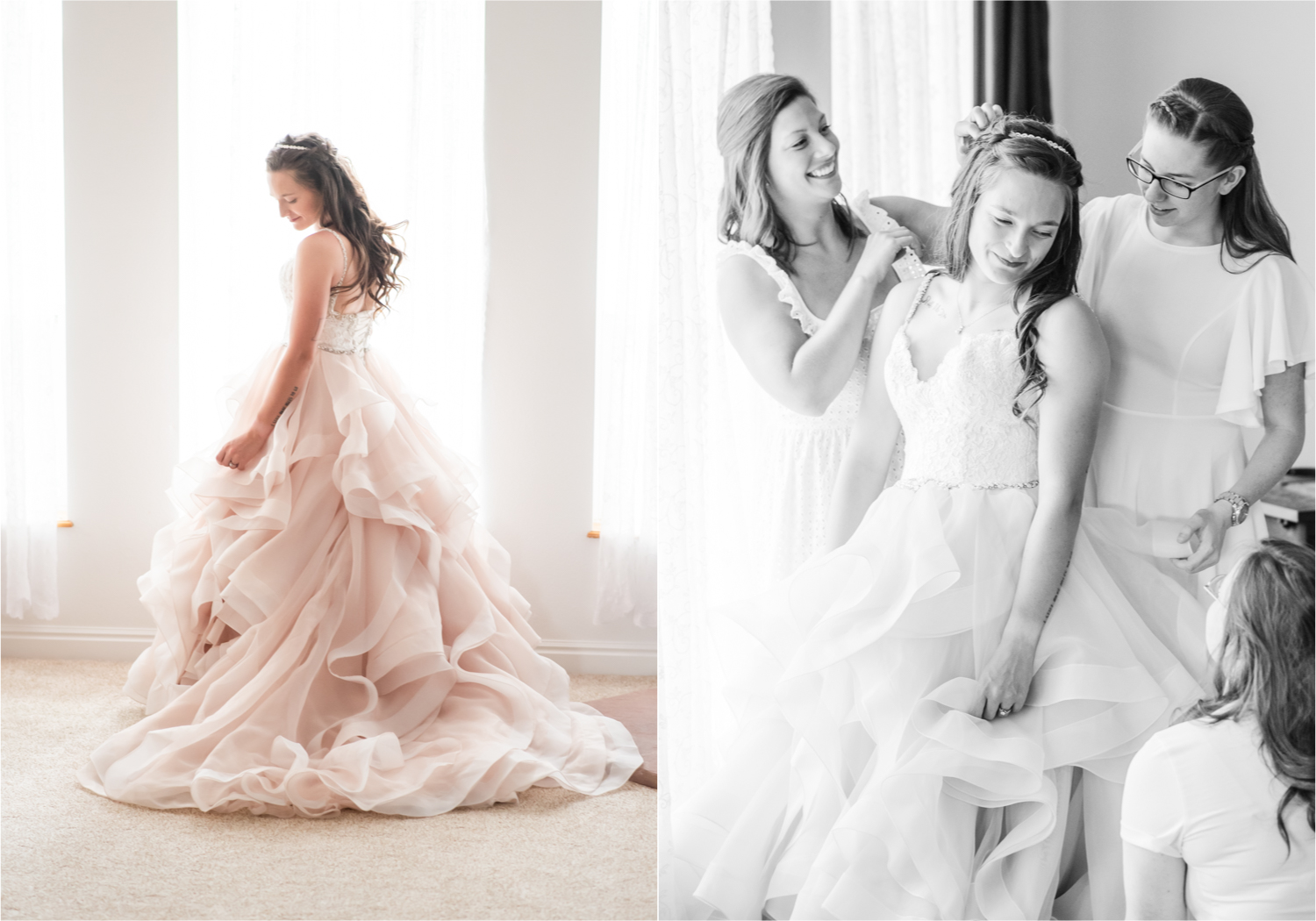 Rustic Country Glam Wedding during Summer in Northern Colorado with first look and a romantic country dance | Britni Girard Photography - Greeley, Colorado