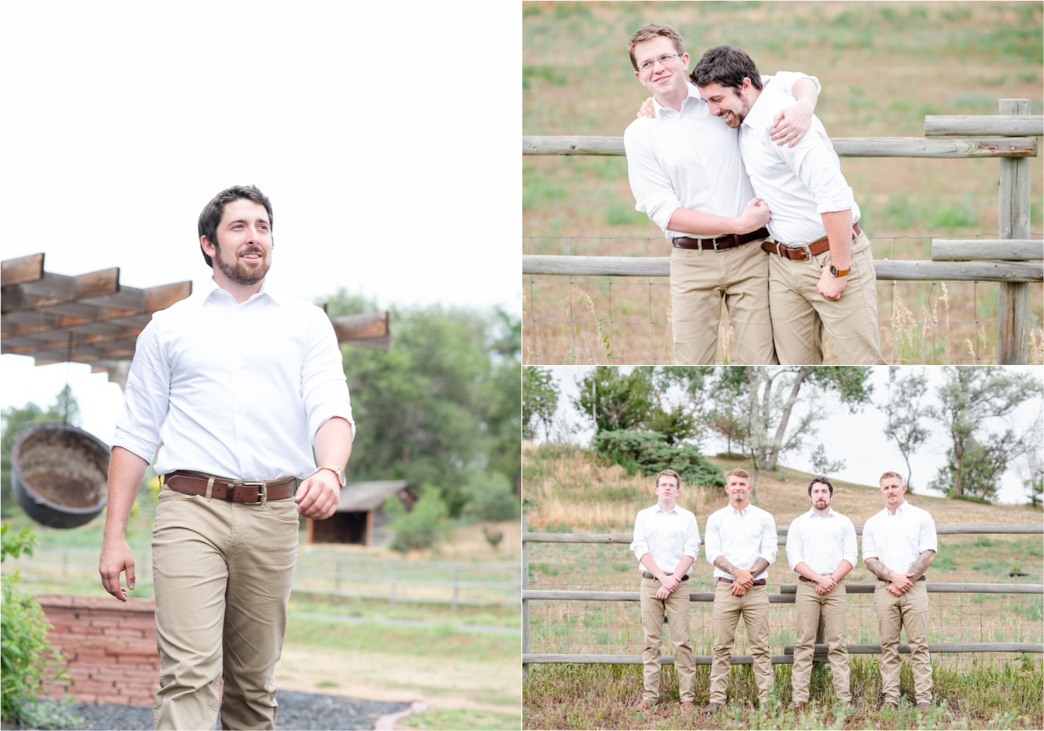 Rustic Country Glam Wedding during Summer in Northern Colorado with first look and a romantic country dance | Britni Girard Photography - Greeley, Colorado