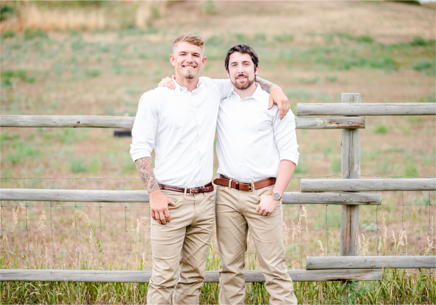 Rustic Country Glam Wedding during Summer in Northern Colorado with first look and a romantic country dance | Britni Girard Photography - Greeley, Colorado