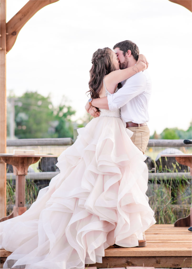Rustic Country Glam Wedding during Summer in Northern Colorado with first look and a romantic country dance | Britni Girard Photography - Greeley, Colorado