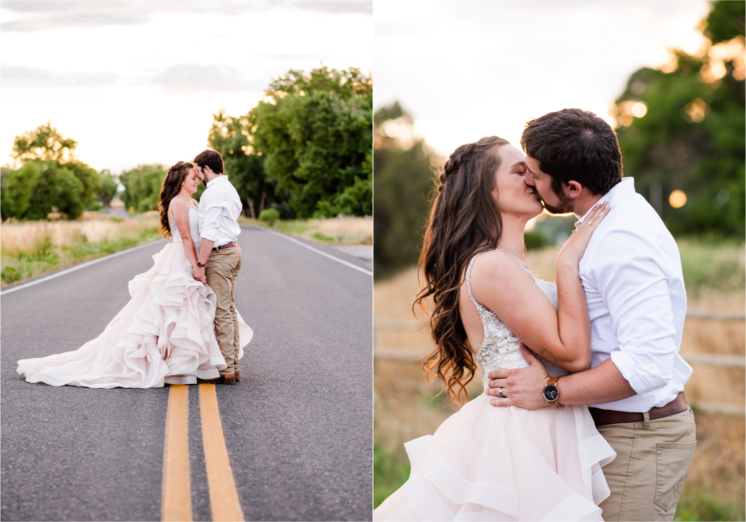 Rustic Country Glam Wedding during Summer in Northern Colorado with first look and a romantic country dance | Britni Girard Photography - Greeley, Colorado