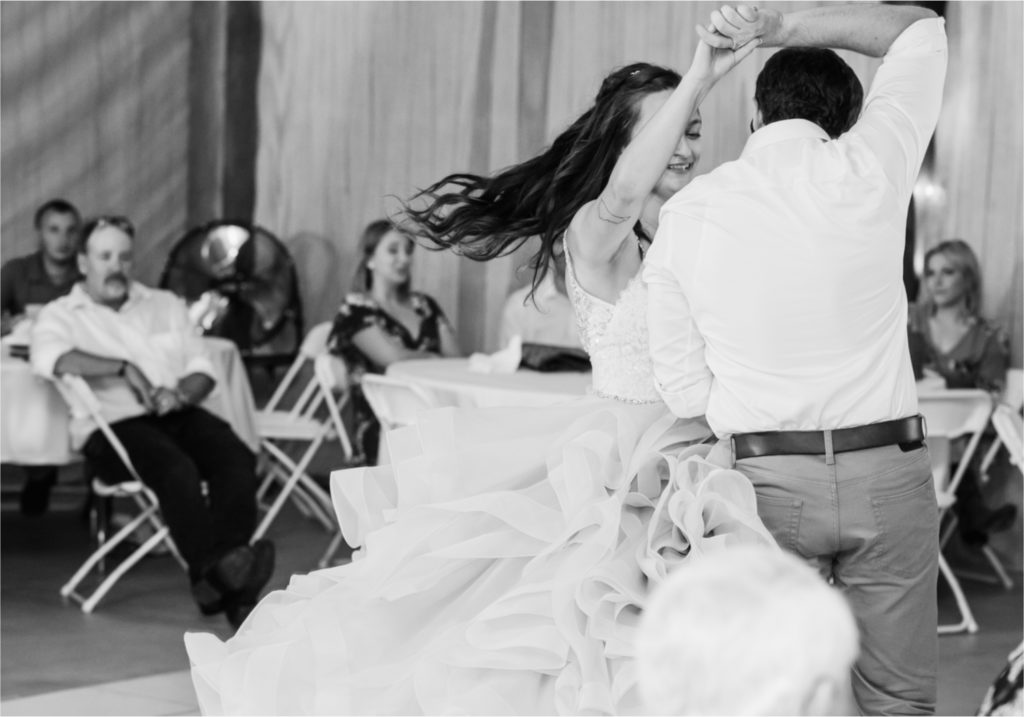 Rustic Country Glam Wedding during Summer in Northern Colorado with first look and a romantic country dance | Britni Girard Photography - Greeley, Colorado