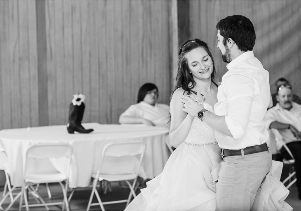 Rustic Country Glam Wedding during Summer in Northern Colorado with first look and a romantic country dance | Britni Girard Photography - Greeley, Colorado