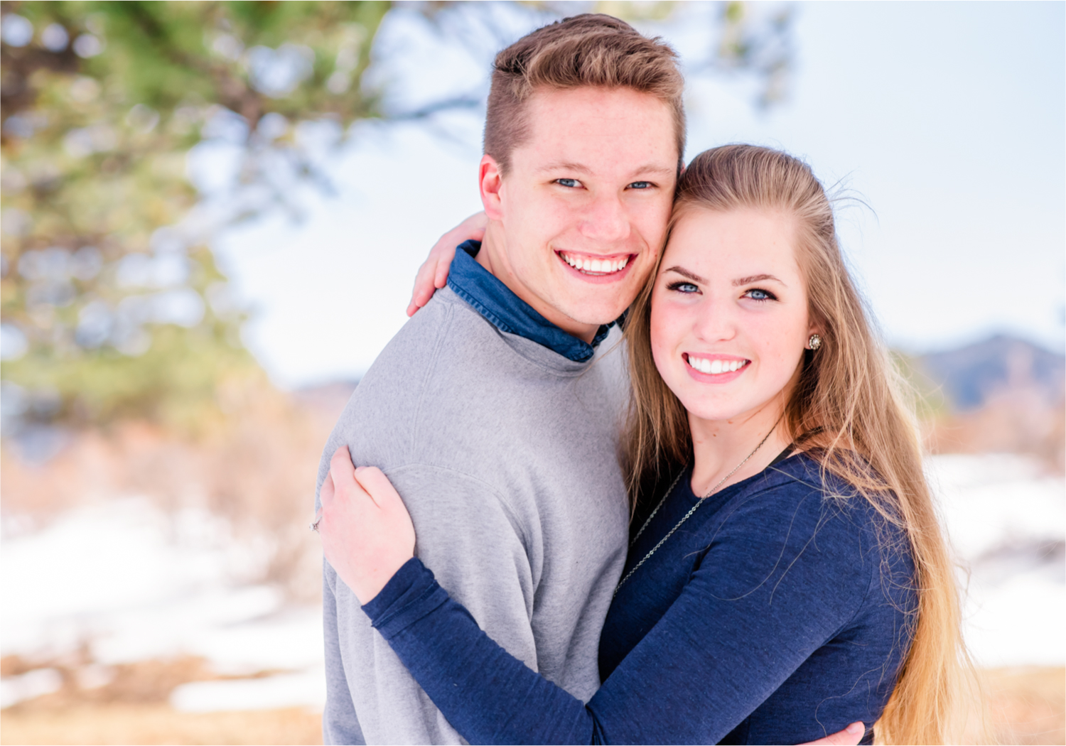 Estes Park Winter Engagement near Stanley Hotel | Britni Girard Photography Colorado Wedding Photographer | Rocky Mountain National Park