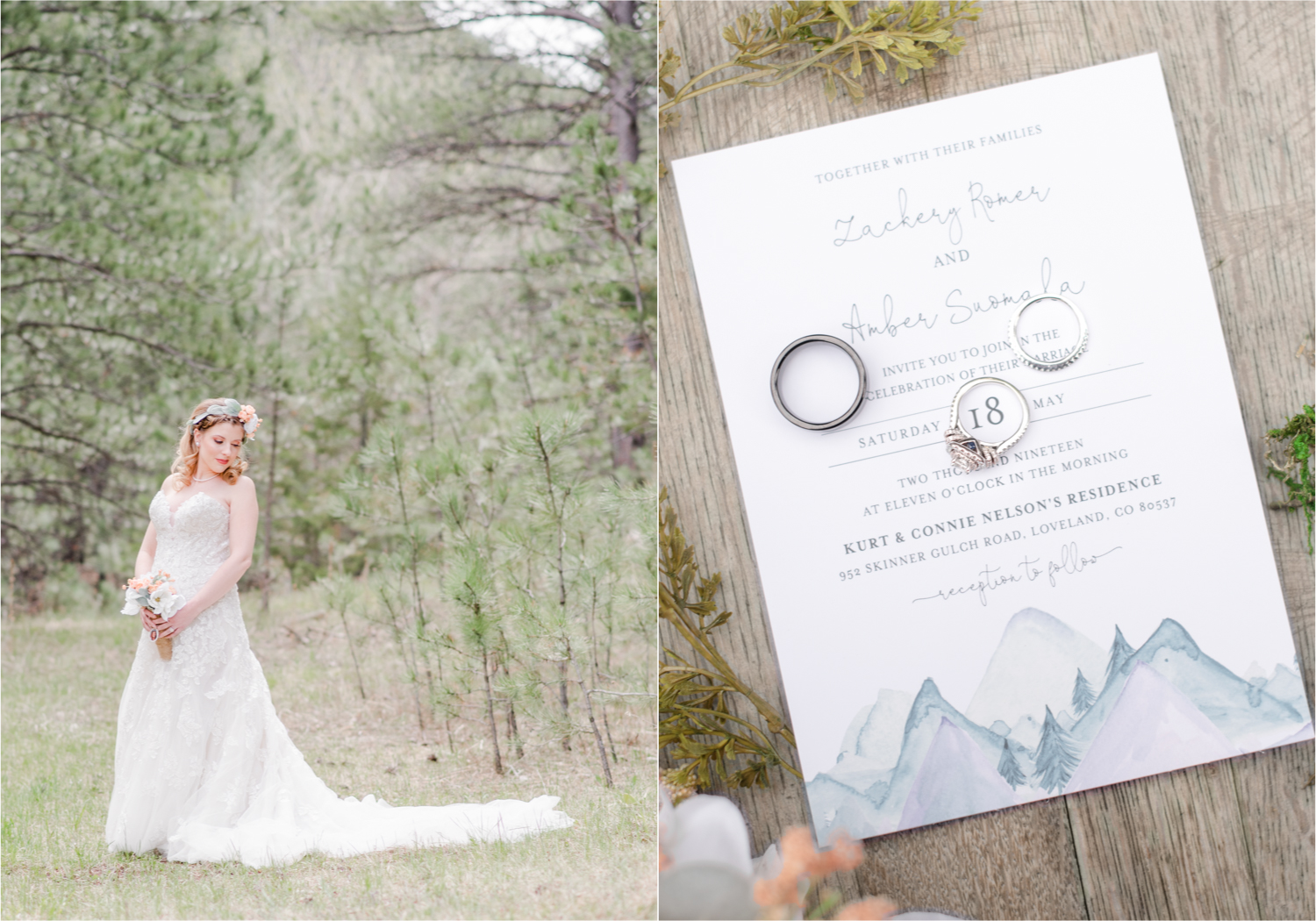 Rustic Rocky Mountain Wedding in Loveland Colorado | Britni Girard Photography | Romantic Morning Brunch Wedding with big surprises for guests | Rain and Shine