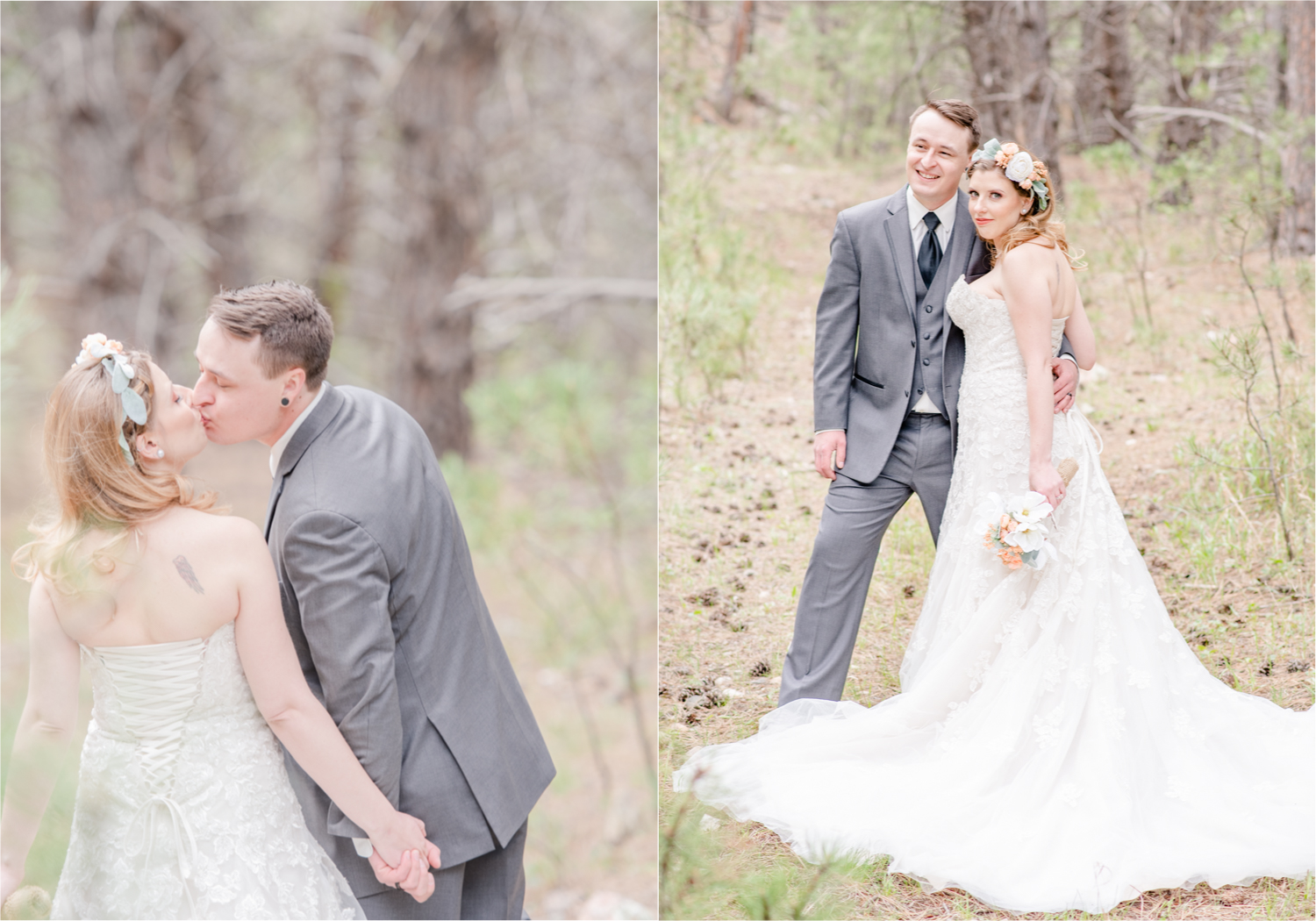 Rustic Rocky Mountain Wedding in Loveland Colorado | Britni Girard Photography | Romantic Morning Brunch Wedding with big surprises for guests | Rain and Shine