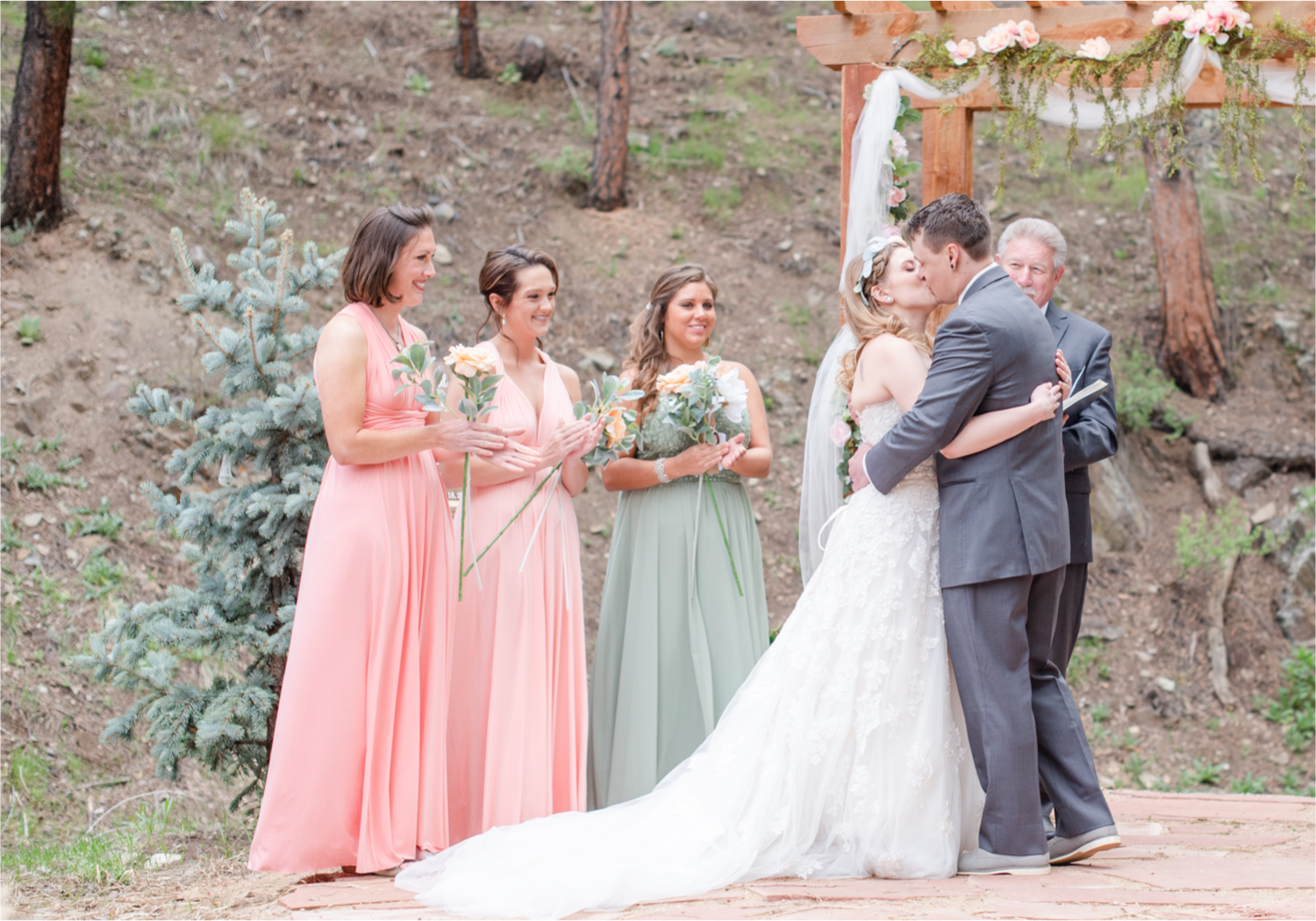 Rustic Rocky Mountain Wedding in Loveland Colorado | Britni Girard Photography | Romantic Morning Brunch Wedding with big surprises for guests | Rain and Shine