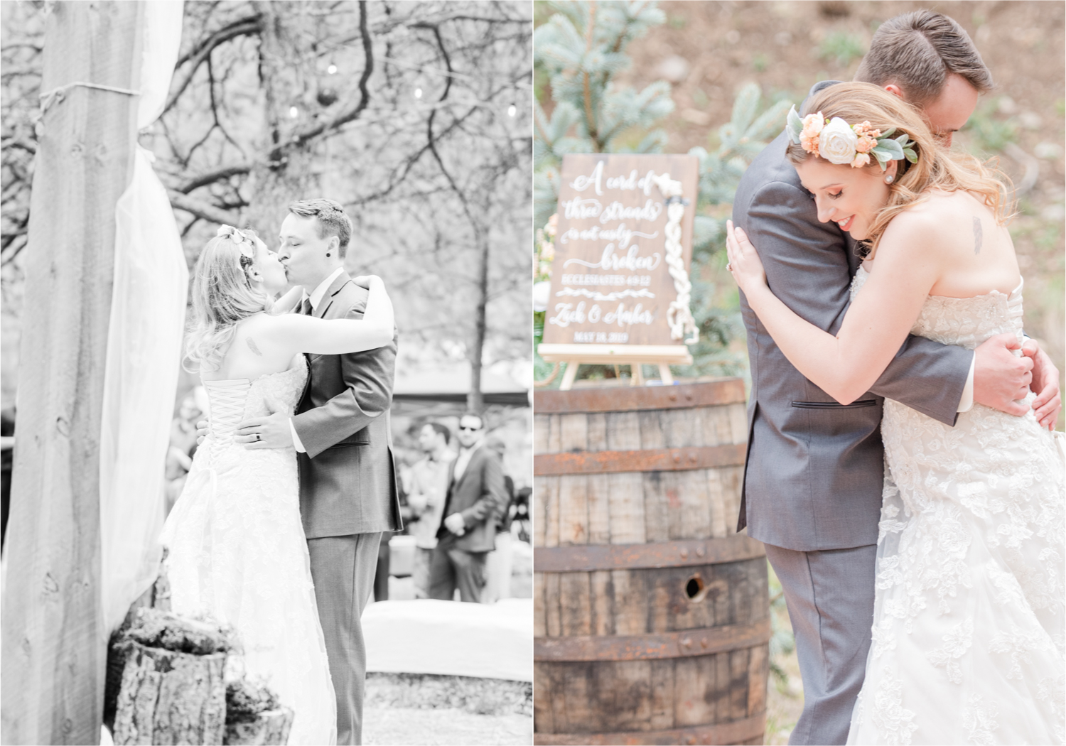 Rustic Rocky Mountain Wedding in Loveland Colorado | Britni Girard Photography | Romantic Morning Brunch Wedding with big surprises for guests | Rain and Shine