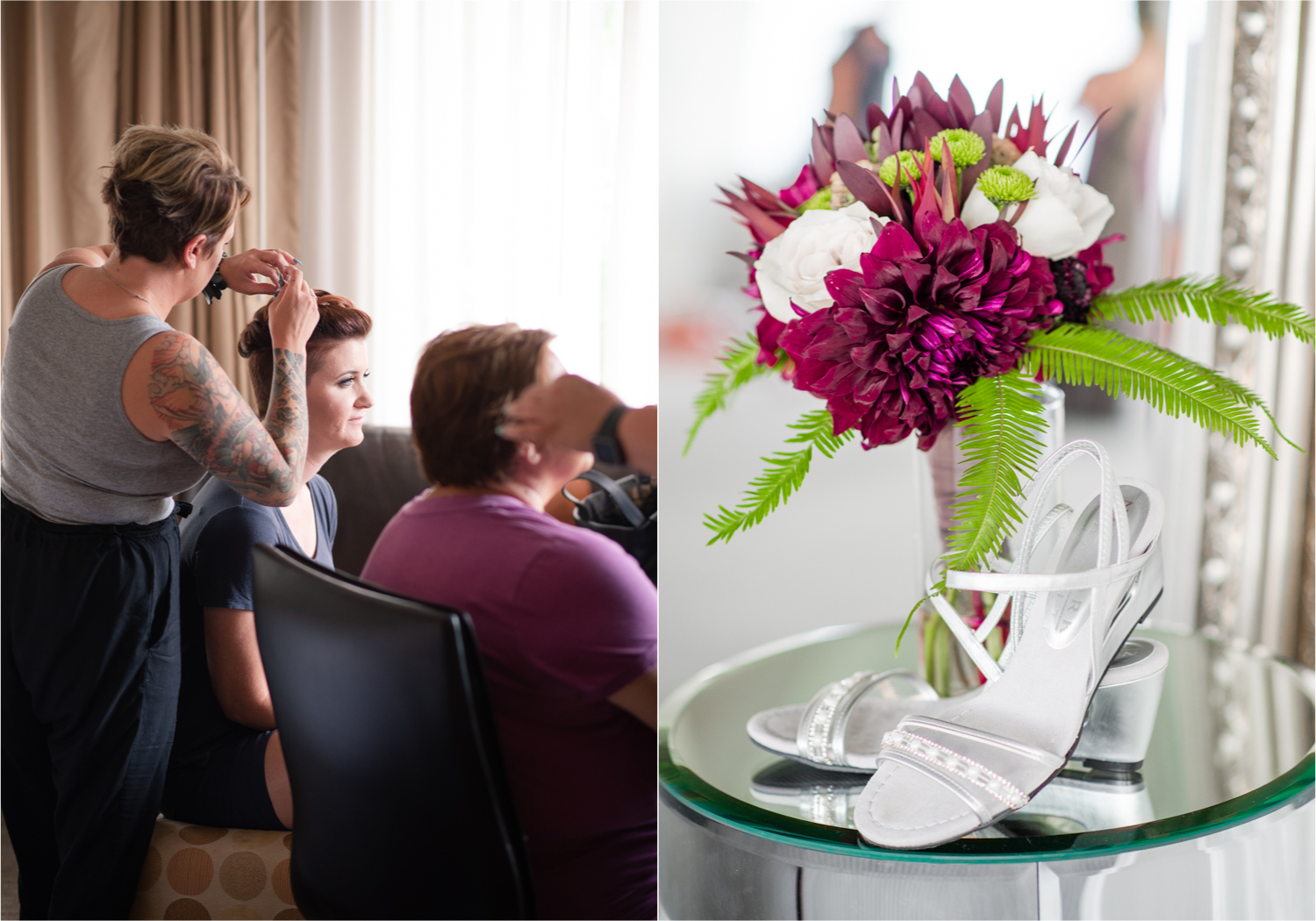 Modern Romantic wedding at Wedgwood Weddings Brittany Hill in Denver Colorado | Britni Girard Photography | Whiskey unity ceremony and live band The Burroughs are highlights of this musician couples wedding | Dragonfly Floral Company