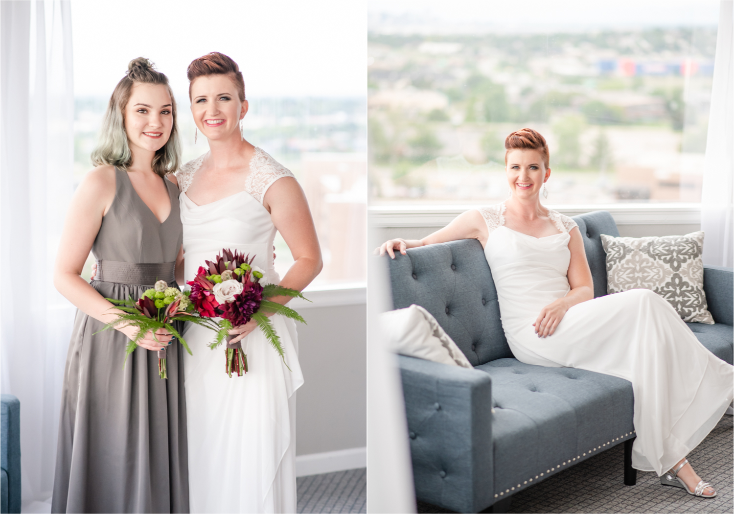 Modern Romantic wedding at Wedgwood Weddings Brittany Hill in Denver Colorado | Britni Girard Photography | Whiskey unity ceremony and live band The Burroughs are highlights of this musician couples wedding | Dragonfly Floral Company