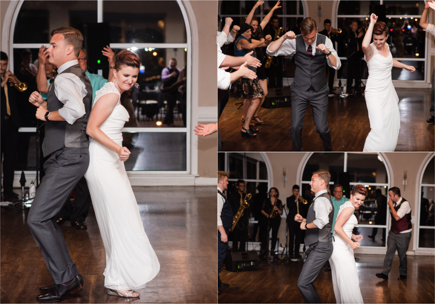 Modern Romantic wedding at Wedgwood Weddings Brittany Hill in Denver Colorado | Britni Girard Photography | Whiskey unity ceremony and live band The Burroughs are highlights of this musician couples wedding | Dragonfly Floral Company