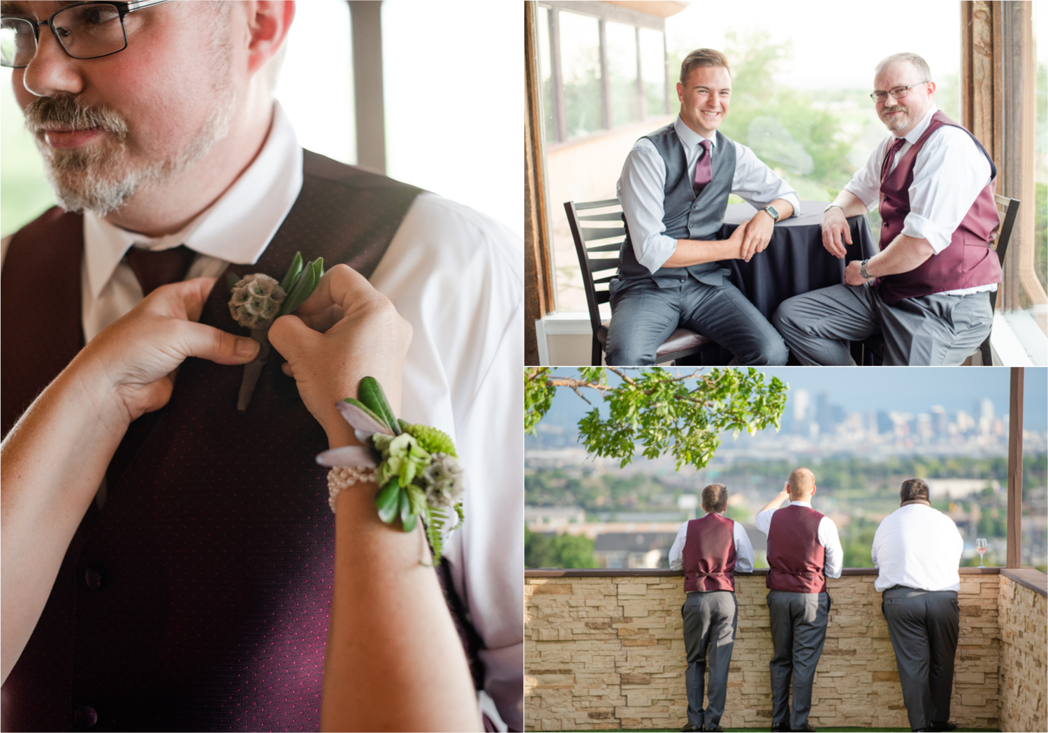 Modern Romantic wedding at Wedgwood Weddings Brittany Hill in Denver Colorado | Britni Girard Photography | Whiskey unity ceremony and live band The Burroughs are highlights of this musician couples wedding | Dragonfly Floral Company