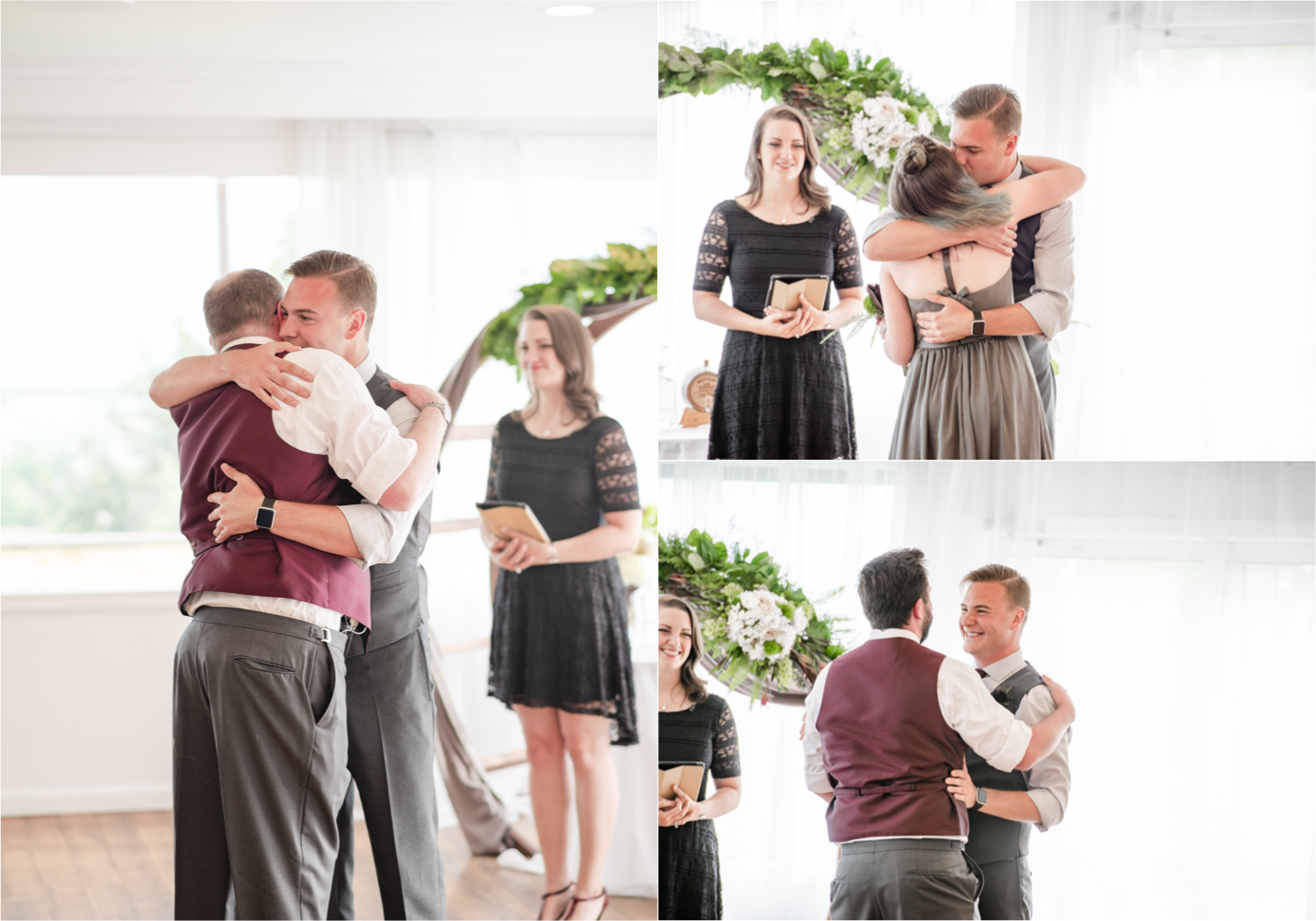 Modern Romantic wedding at Wedgwood Weddings Brittany Hill in Denver Colorado | Britni Girard Photography | Whiskey unity ceremony and live band The Burroughs are highlights of this musician couples wedding | Dragonfly Floral Company